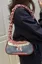 Red Lace Gingham Shoulder Bag