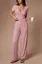Light Pink Scallop Neck Co-Ords Set