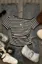 Black Striped Ruched T-Shirt
