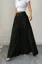 Black Solid High-Rise Pants