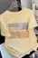 Light Yellow Graphic Crew Neck T-Shirt