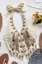 Off White Embroidered Halter Top