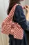 Red Gingham Knot Shoulder Bag