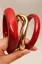 Red Chic Set Of 3 Bangles