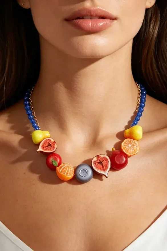 Multi-Colour Fruity Necklace - Image 1
