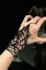 Black Web-Inspired Bracelet