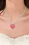 Light Blue Heart Necklace
