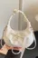 White Star Print Shoulder Bag