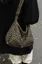 Dark Brown Leopard Print Shoulder Bag