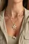 Golden Floral Set Of 3 Necklaces