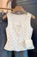 White Polka Dot Buttoned Top