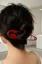 Red Safety-Pin Hair Clip