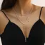 Golden Pearl Beaded Necklace