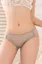 Grey Lace Cut-Out Panties