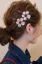 Red Floral Set Of 2 Hair Clips