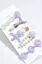 Lavender Marine Set Of 5 Hair Clips