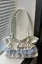 Light Blue Belted Charm Shoulder Bag