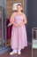 Light Pink Plus Size Maxi Dress