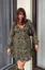 Brown Leopard Print Plus Size Dress