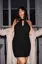 Black Solid Plus Size Mini Dress