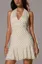 Cream Polka Dot Mini Dress