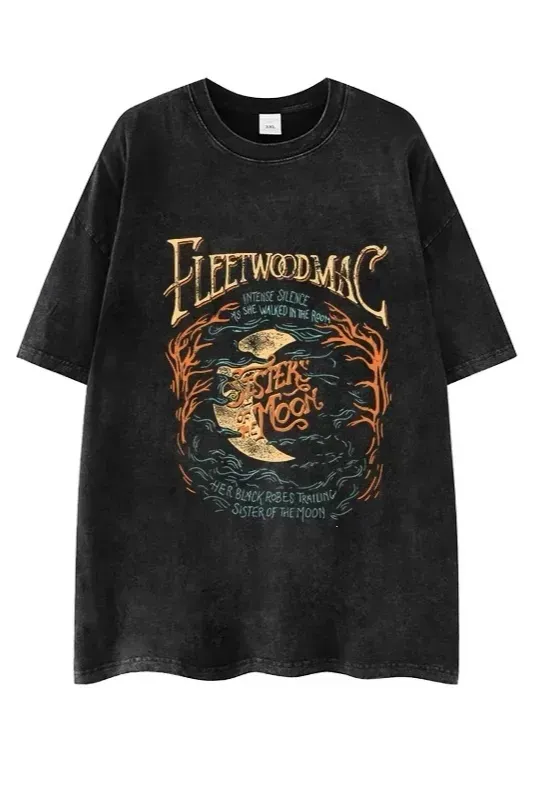 Black Graphic Oversized T-Shirt - Image 1