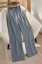 Grey Mid Rise Pleated Trousers