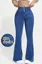 Dark Blue Solid Mid Rise Trousers