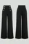 Black Solid High Rise Trousers