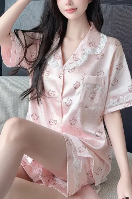 Pink Graphic Print Co-Ord Set - Image 1
