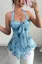 Light Blue Halter Top