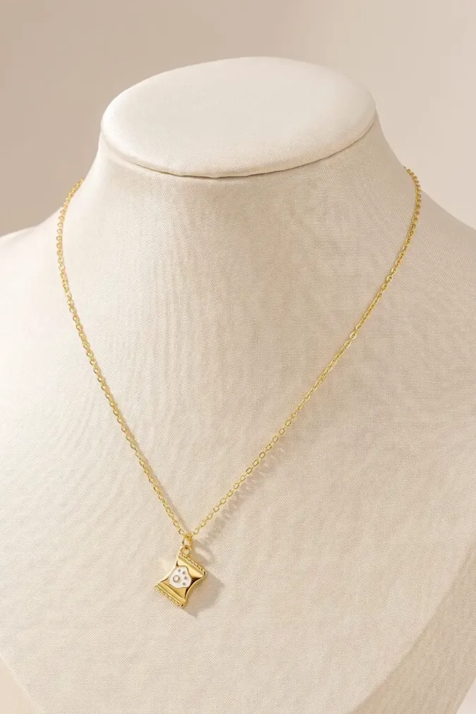 Golden Statement Necklace - Image 1